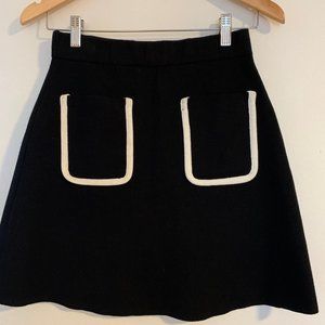 zara mini skirt w/pockets